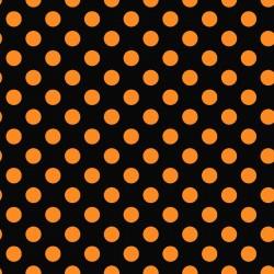 Hometown Halloween 2 Orange/Black Dots
