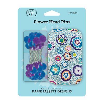 Kaffe Fassett Flower Head Pins 50 Count