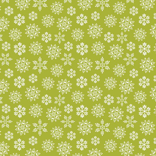 Nordic Cabin - Nordic Snowflake - Lime