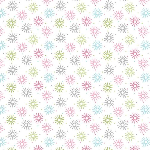 Pinwheel Pink/White