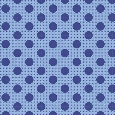 Tilda - Medium Dots - Denim Blue