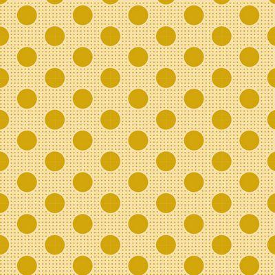 Tilda - Medium Dots - Flaxen Yellow