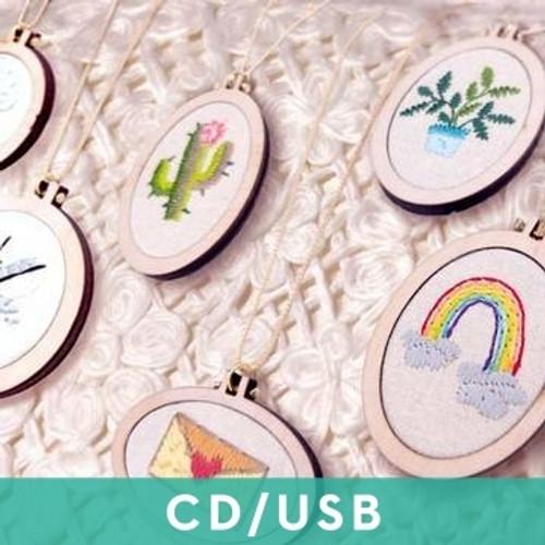 Tiny Treasures Machine Embroidery Pattern - CD