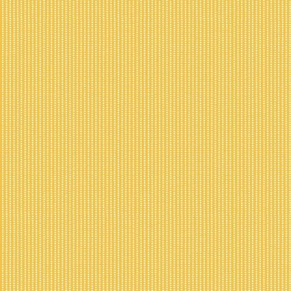 Vintage Flora - Perforated Stripe - Yellow